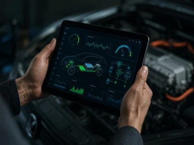 Lehrmaterialien zur technischen Wartung hybrider Fahrzeuge